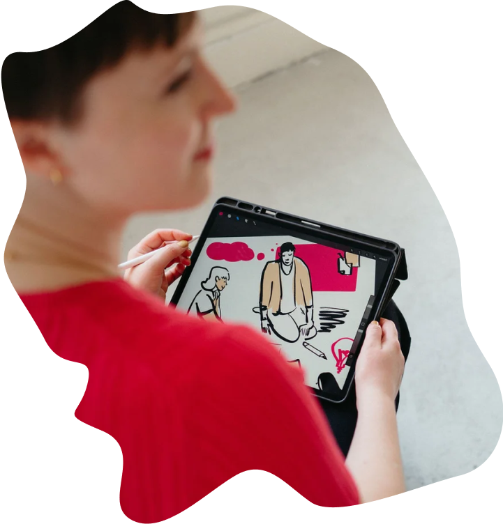 An Image of Barbara Ott at work